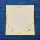 Vintage NOS Shell Hypoid Gear Lubricant Oil Gas Pump Lubester Decal 7" x 7" 72B