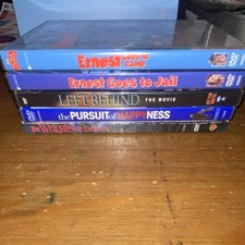 DVD Lot: Ernest Goes to Camp, Ernest Goes to Jail, Left Behind, Pursuit of Happ…