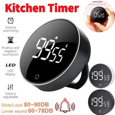 Large LCD Digital Kitchen Cooking Timer Count-Down Up Clock Loud Alarm Magnetic