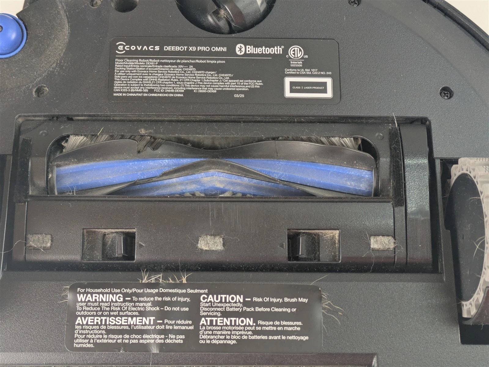 ECOVACS DEEBOT X9 PRO OMNI Robot Vacuum Cleaner & Mop w/ Docking Station - product detail image 21