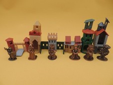KINDER SURPRISE - Lot 6 Figurines Le Vieux Château Fort  + BPZ Incomplet  - 1997
