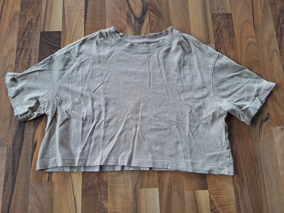 T-Shirt; Mädchen; Gr. XXS; Marke "New Yorker"; beige - Bild 1 von 1