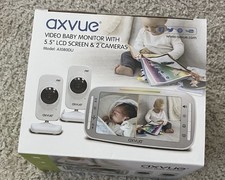 Axvue A1080DU Video Baby Monitor 1080P Full HD 5.5" LCD Screen  2 Cameras