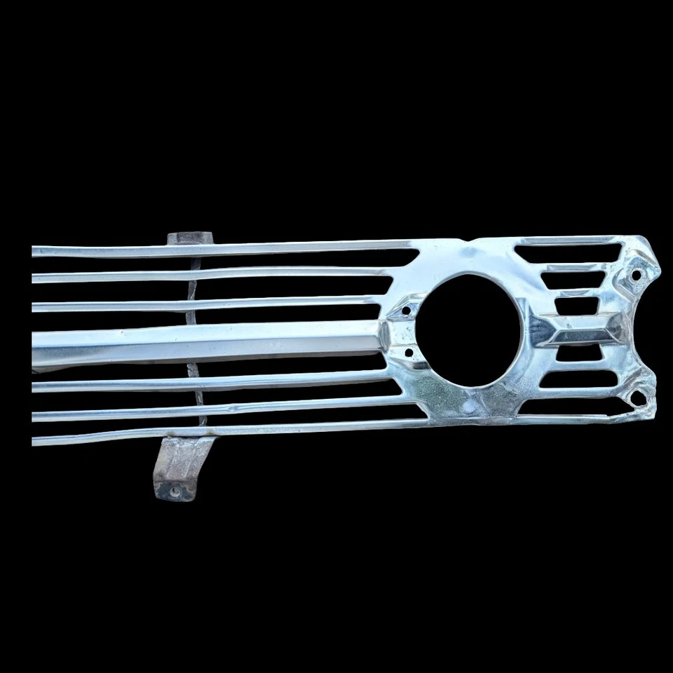 1960 Chevy Impala El Camino Grille Molding Grill Brackets Emblem Belair Trim OEM - Image 4 of 4