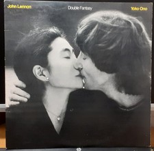 JOHN LENNON YOKO ONO LP Double Fantasy 1980 Geffen US Press BEATLES VG++.
