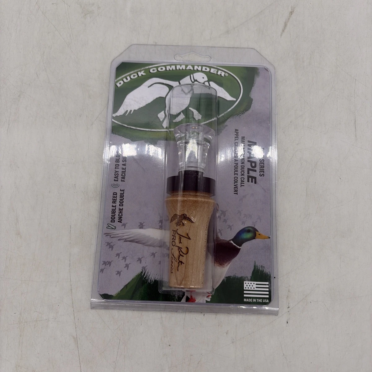 DUCK COMMANDER Classic Series Duck Call, Duck Decoy Watervogels Jacht Lanyard Accessoires, Camo Max