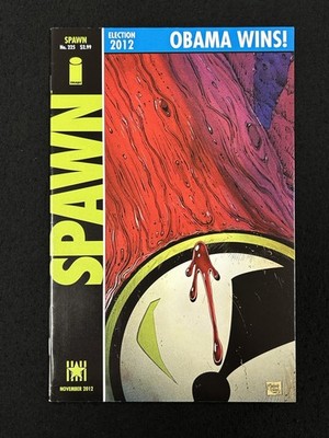 SPAWN #225  Election 2012 Obama Wins!   Watchmen McFarlane parody cover!