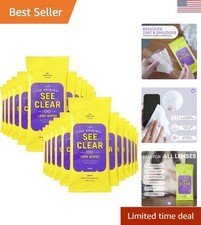 See Clear Cleaning Wipes - 384 Pre-Moistened, Streak Scratch Free - Unscented
