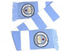 Manchester City FC Bar Scarf Home Design Jacquard Knit Sky Blue Official Product