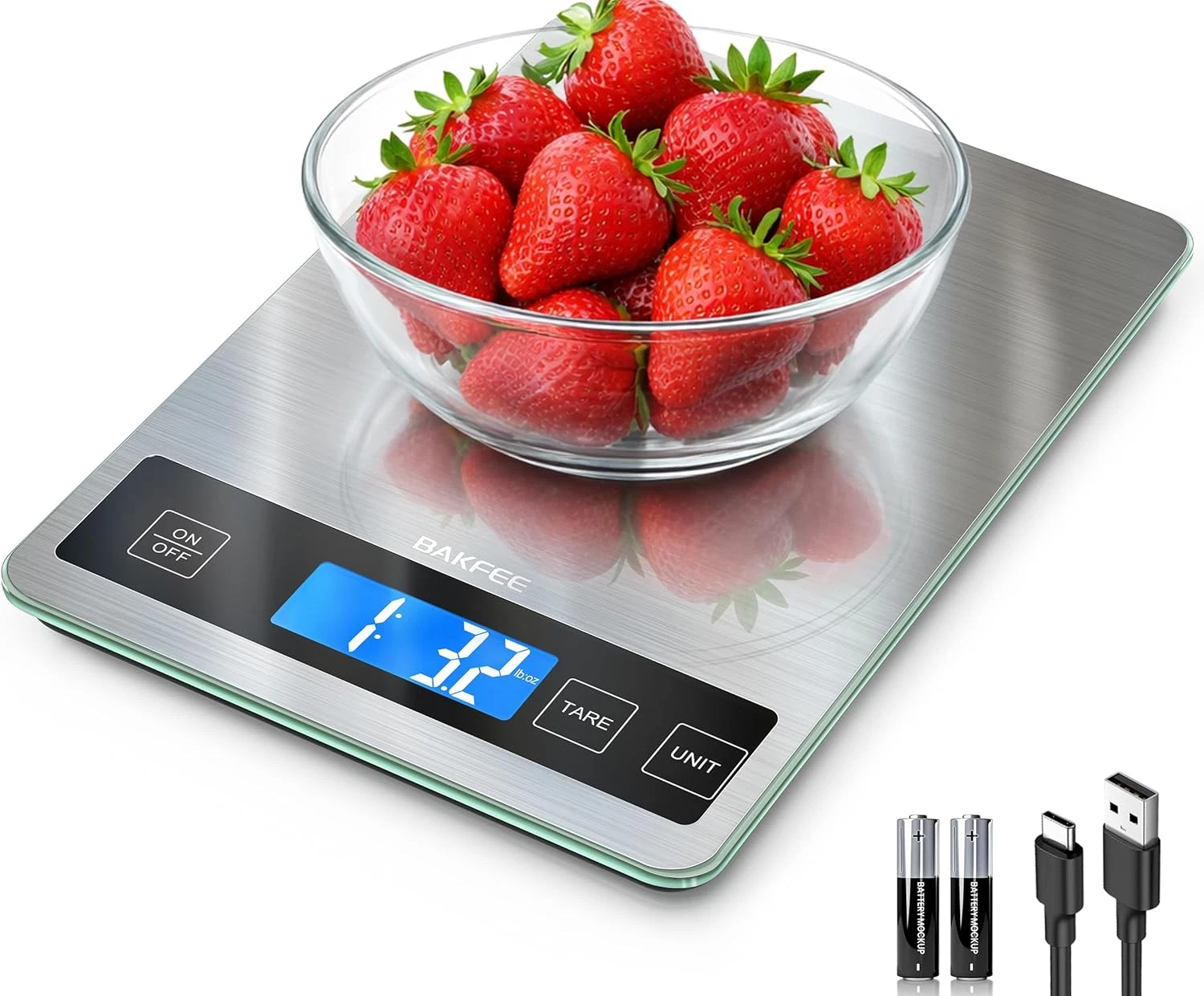 Food Scale, 33Lb Digital Kitchen Scale with Stainless Steel & Tempered Glass, US
Opens in a new wind