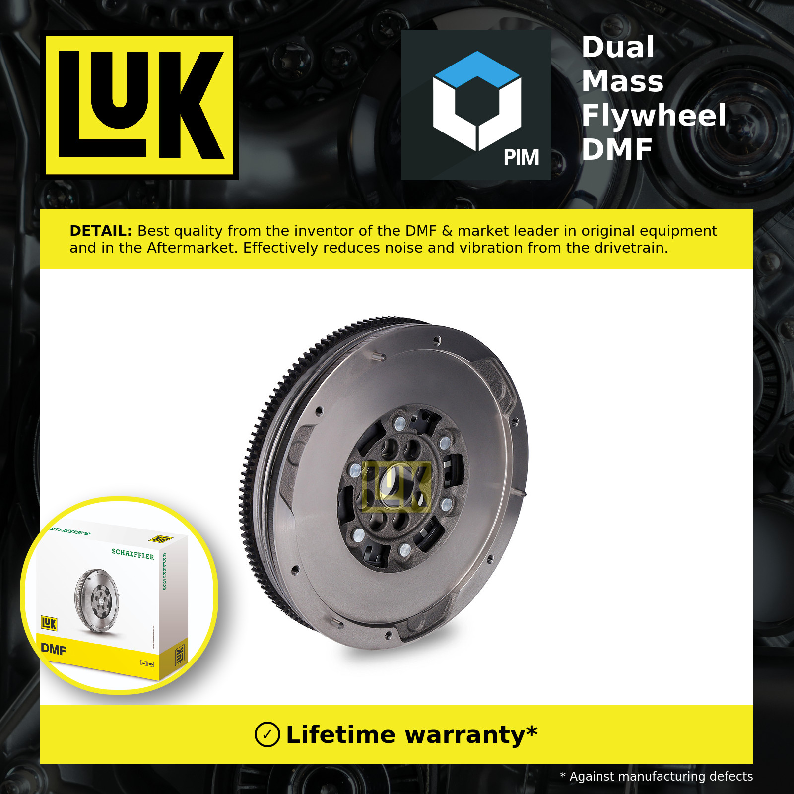 Dual Mass Flywheel DMF fits SAAB 9-3 YS3F 2.0 02 to 15 LuK 55353856 55558265 New