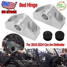 Billet Dump Bed Hinges Mount Kit For 16-24 Can Am Defender Max HD8 HD10 UTV SXS