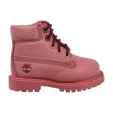 TIMBERLAND TODDLER MEDIUM PINK 6” PREMIUM FIELD BOOT KIDS Tb0A2R42 TD GIRLS