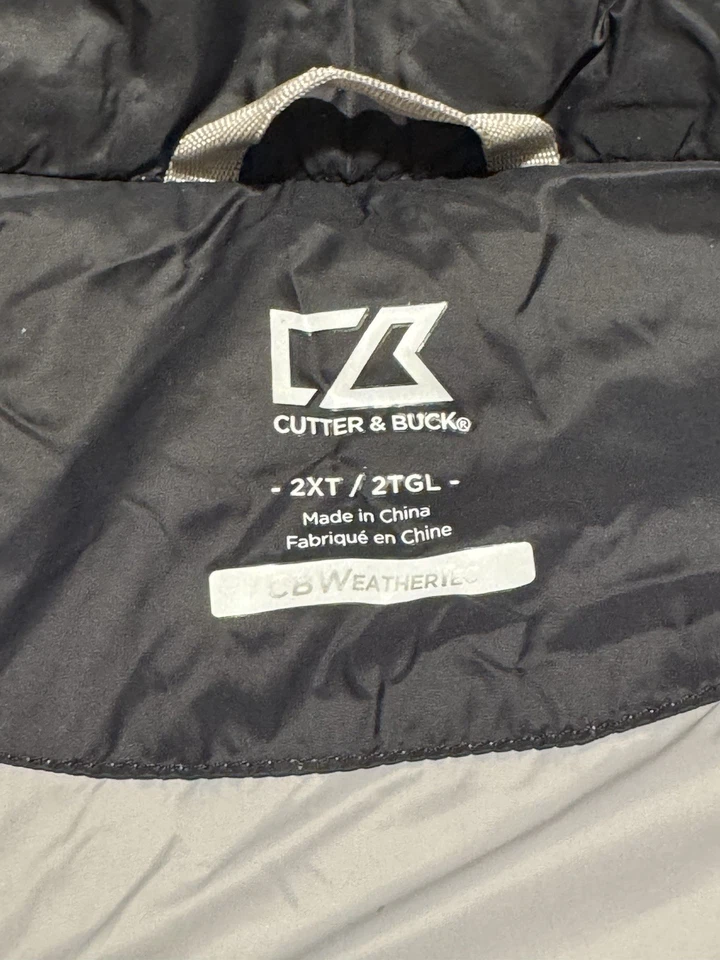 Cutter & Buck 2XLT Puffer Vest UNC Charlotte 49ers Black UNCC  - Image 3 of 4