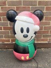 Disney Mickey Mouse Christmas Blow Mold Light Up 23  Magic Holiday