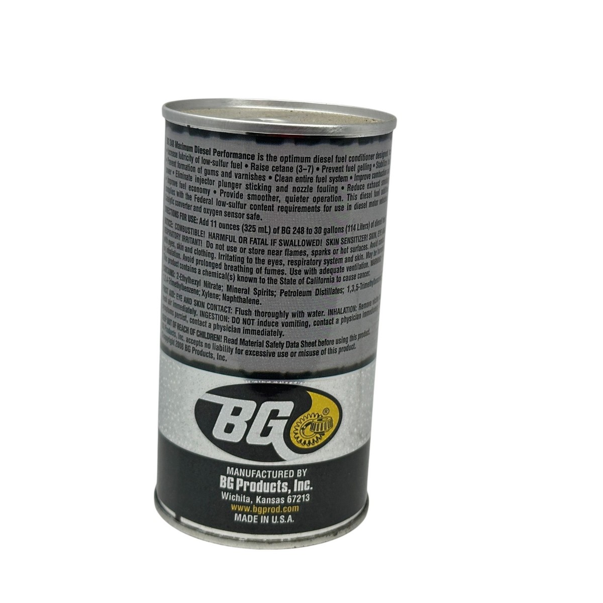 BG DFC Plus Diesel Fuel Conditioner w/ Cetane Improver – Can PN