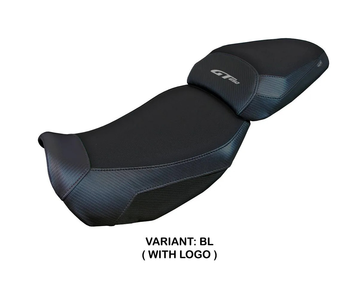 Seat saddle cover Atena Black BL + logo Tpz compatible CF MOTO 650 GT 2021 2026