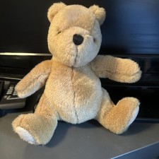 Disney Classic Winnie the Pooh Gund Sitting Plush Doll Stuffed Animal Bear 8"