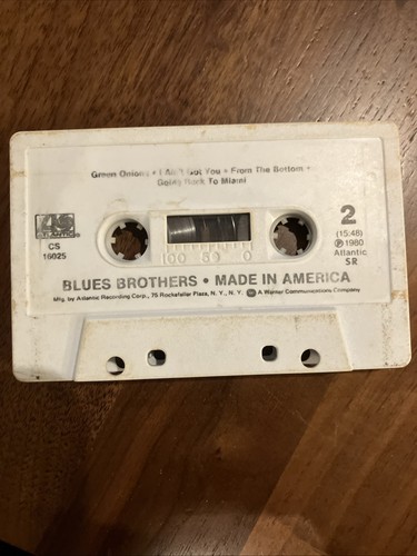 Blues Brothers Made in America Cassette Tape John Belushi Dan Aykroyd Atlantic - Picture 4 of 4