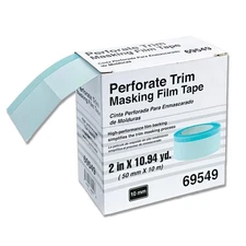 Perforated Trim Masking Tape, 10 mm Hard Band, 50 mm x 10 m