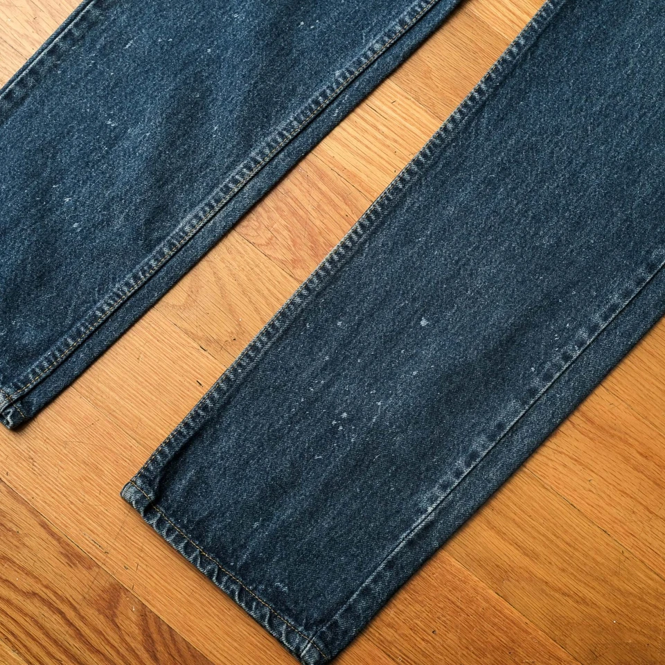 Vintage 90s Levi’s 505 Orange Tab Blue Wash Denim Jeans Made in USA Size 32x36 - Image 3 of 4