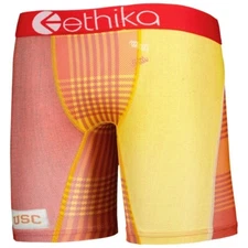 ETHIKA STAPLE USC Trojans NCAA LONG BOXERS UNDERWEAR BRIEFS Small 28-30W Noise S