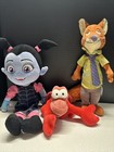 Disney LOT Zootopia NICK WILDE The Fox - Little Mermaid  Sabastian - Vampirina