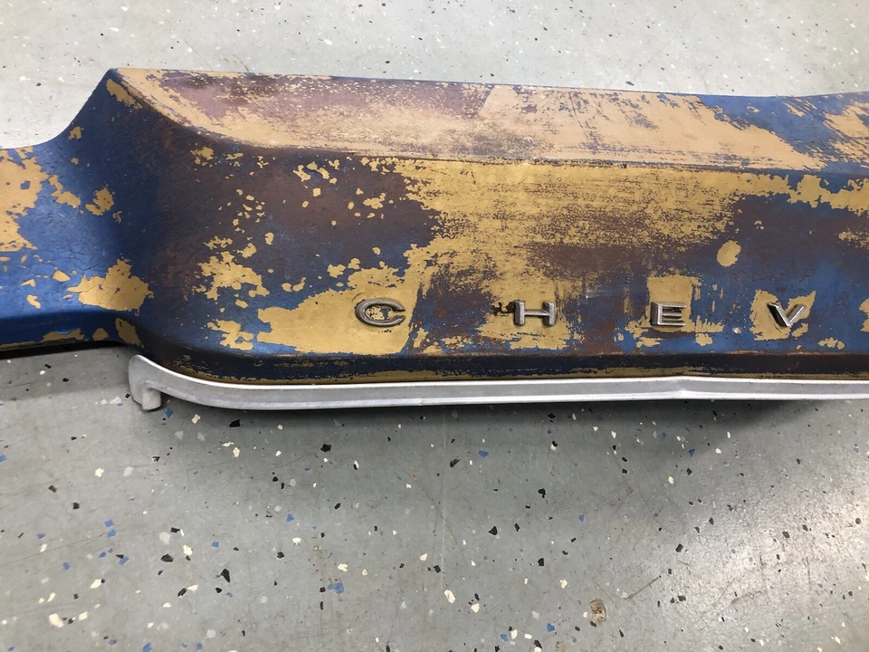 Chevrolet Impala Caprice 1971 panel de cabecera con molduras y letras Donk 71 Chevy Foto 2 de 4