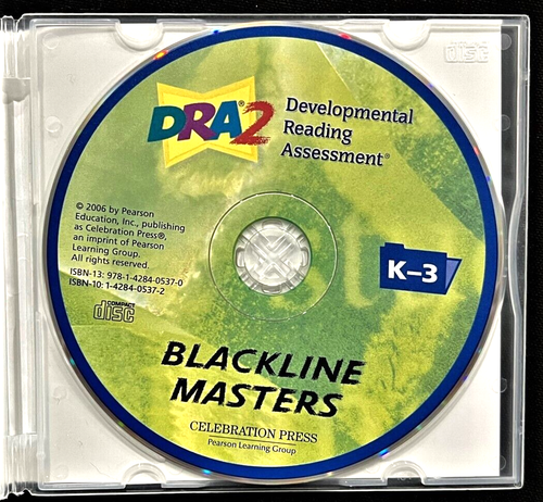 K - 3rd Grades - DRA2 (Develop. Reading Assessment) BLACKLINE MASTERS CD (2006) - Picture 3 of 3