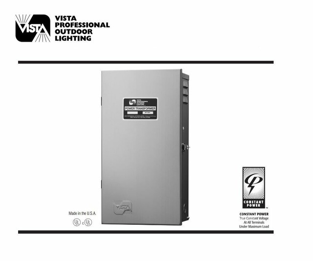 VISTA Outdoor Lighting MT600 VA MultiTap Low Voltage Transformer for