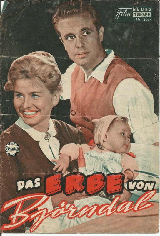 Das Erbe von Bjoerndal  1960 AUSTRIA Neues Kino Film Programm