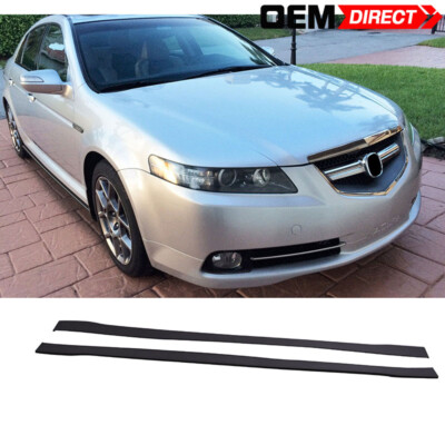 For 09-11 Acura TL Side Skirts Extensions Splitters - PP
