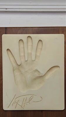 Silk Road Gifts Boxing Series LARRY HOLMES Signed Handprint Plaque