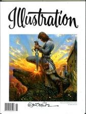 ILLUSTRATION #55, Don Maitz fantasy art SIGNED by Maitz on cover, quality mag