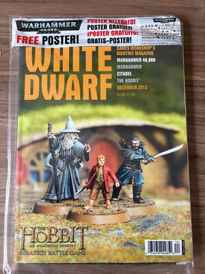 White Dwarf December 2012 -The Hobbit (Not opened Poster Included)