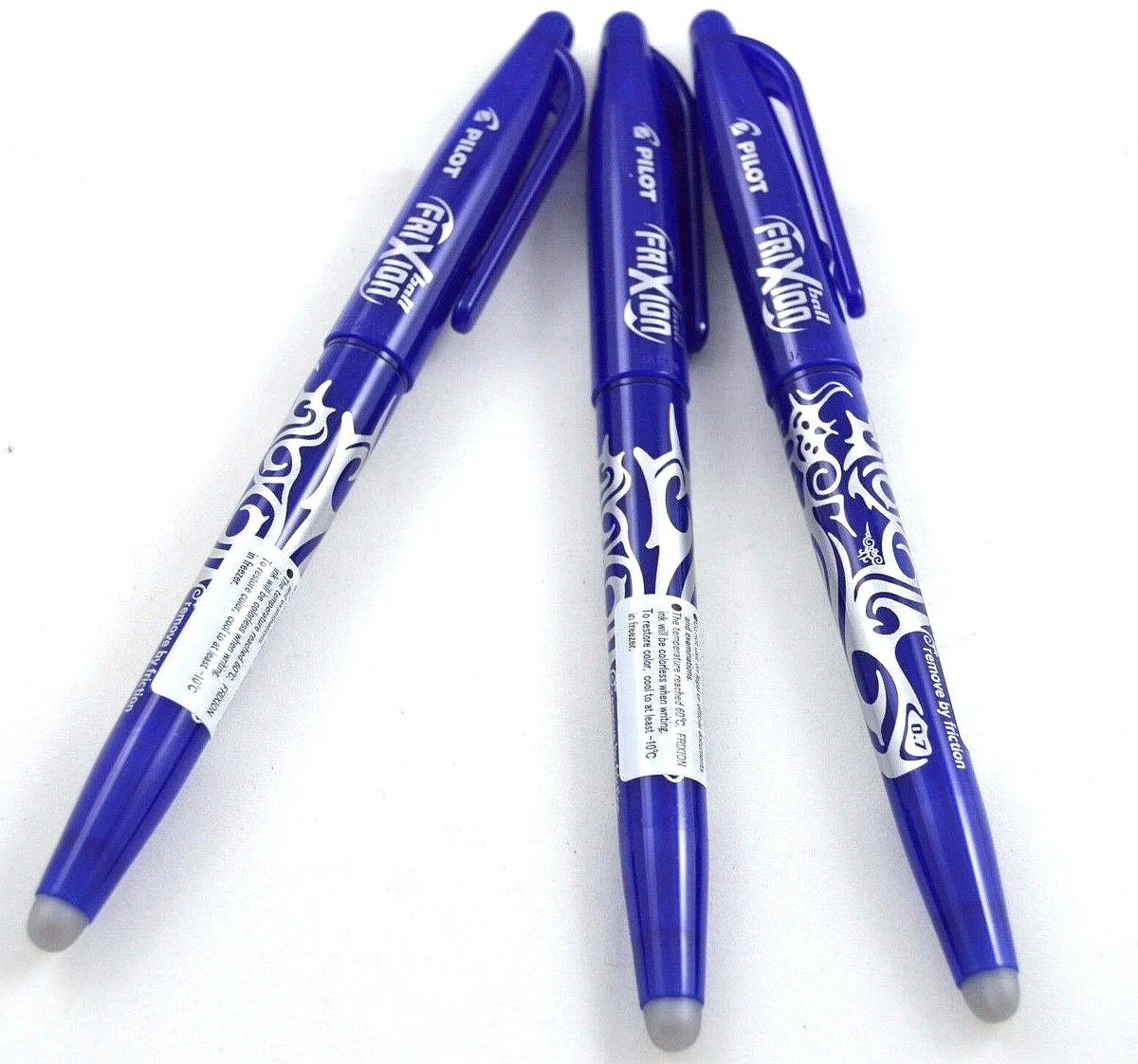 Pilot Frixion Pen Erasable 0.7mm Rollerball Pens Write Heat Erase Refills  Ink