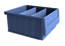 KARGO MASTER 40310 PLASTIC SHELF BIN (BLUE)