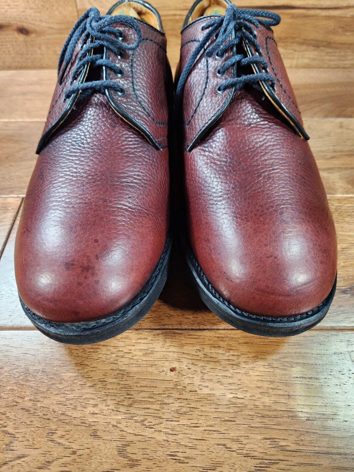 SAOLA Blucher Alden CDI pelle di vitello marrone punta liscia 312 extra largo 10 EEE EEEEE