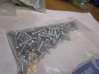 #8-15 x 3/4'' Phillips Pan Head Zinc Type A Point Steel Sheet Metal Screw QTY 100