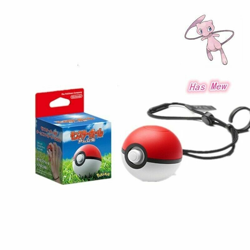 New Nintendo Switch Pokemon Poke Ball Plus Controller Let's Go ! Pikachu  Has Mew