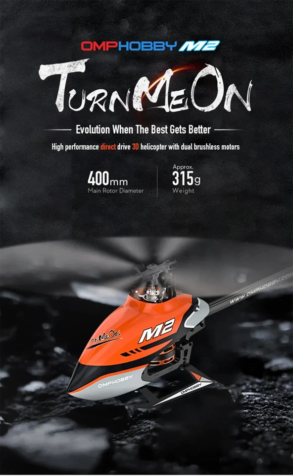 OMP Hobby M2 RC Helicopter Version V2 M2 BNF - Image 2 of 4