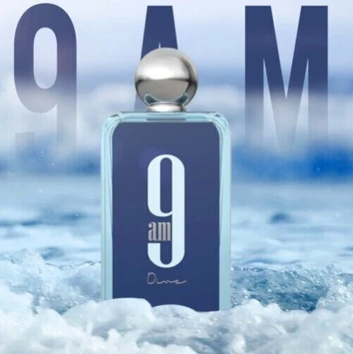9 AM Dive by Afnan ORIGINAL 100 100ML 3.4oz perfume UAE Fragrance unisex