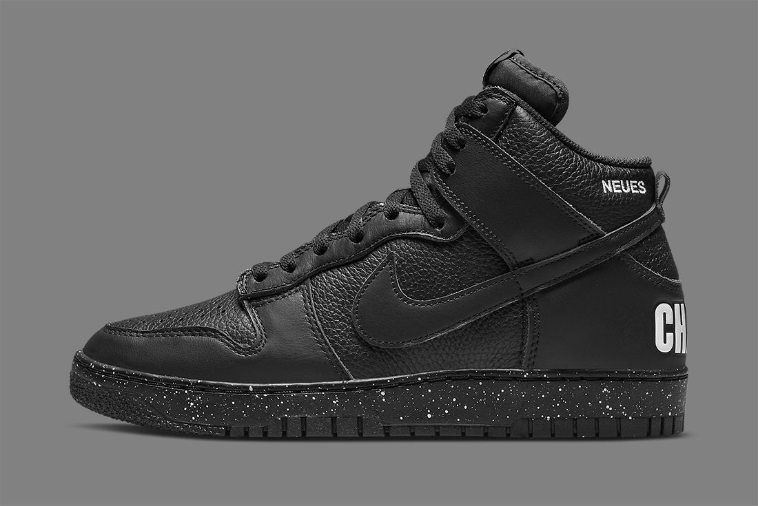 NIKE DUNK HI 1983 / U MEN SIZE 6.0 SAME AS WOMAN 7.5 NEW BLACK