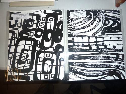Four Bold, Original Abstract Expressionist Acrylic Paintings by Gina Marie - Picture 6 of 16