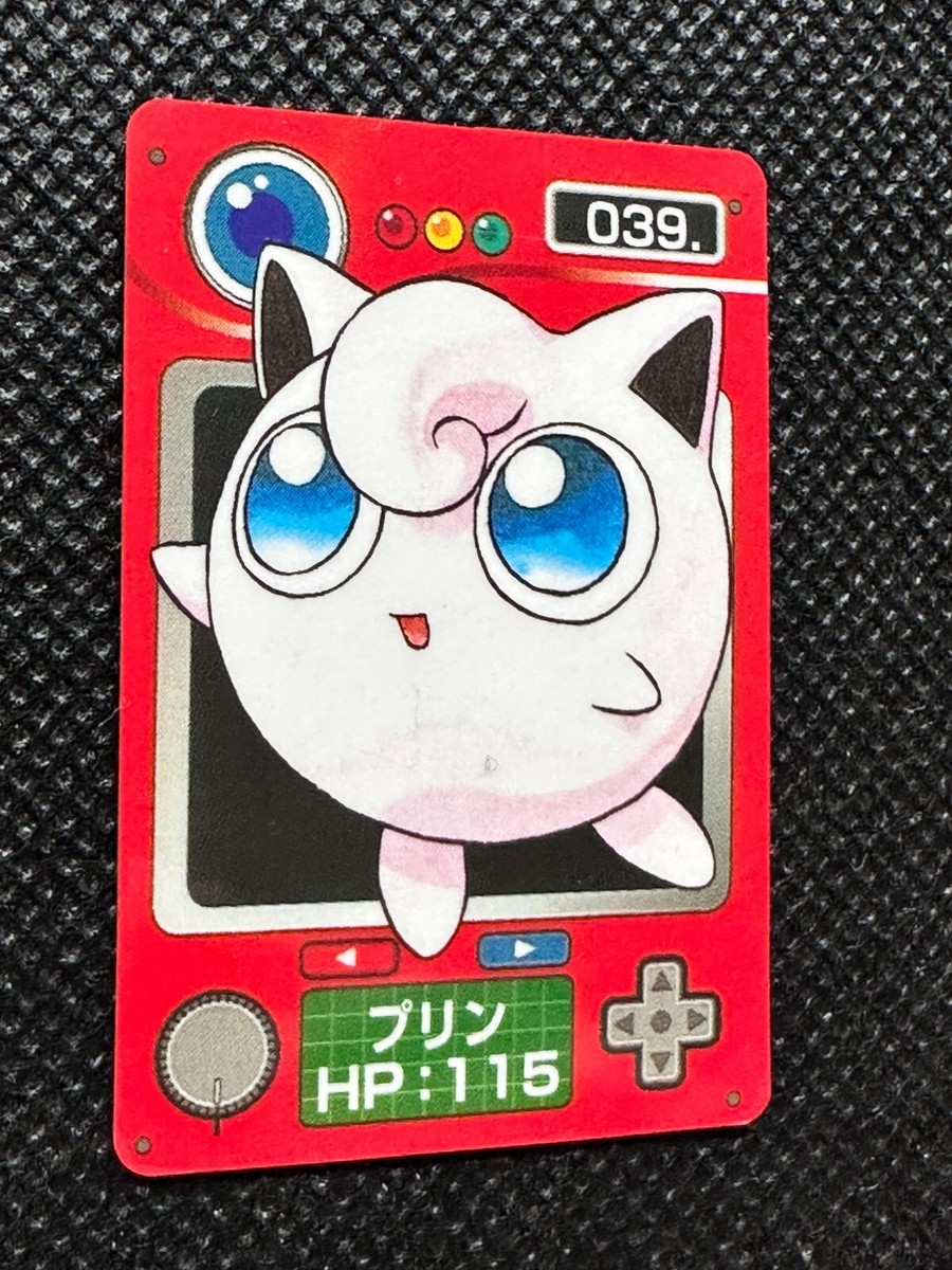ポケモン　ミニミニカードダス? Jigglypuff 039 Vintage Mini Carddass Pokemon Zukan Pokdex Card