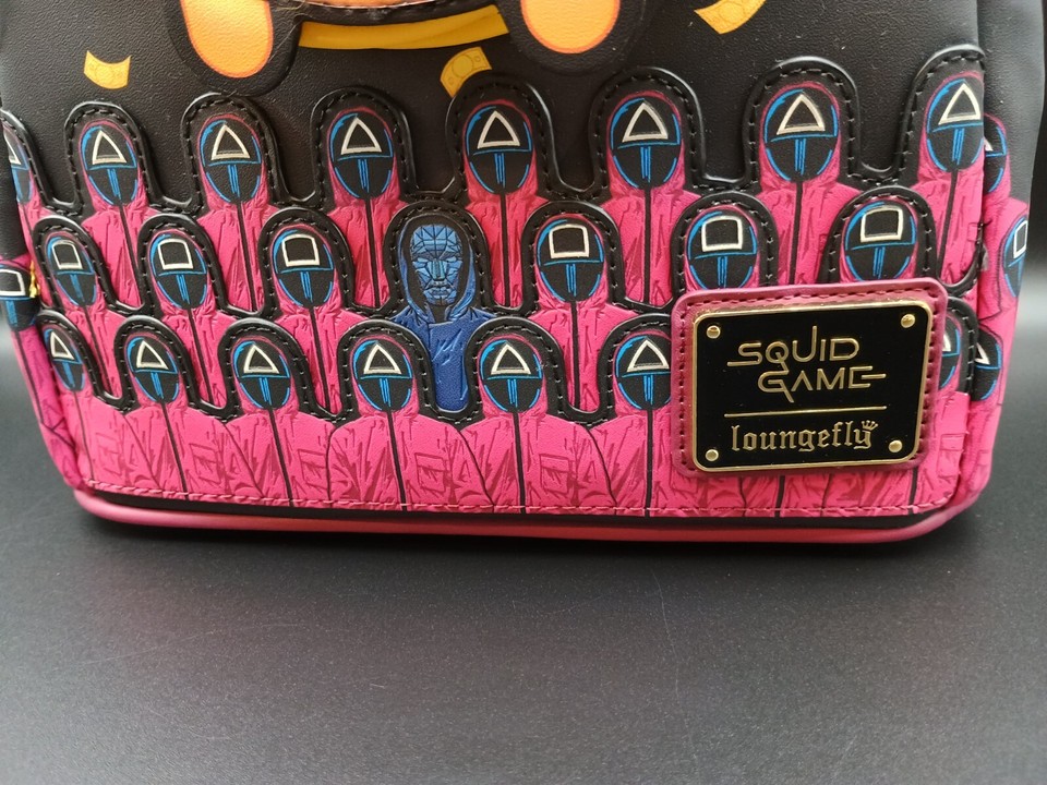 Squid Game Piggy Bank Masked Men Glow Mini Backpack 671803532793 | eBay