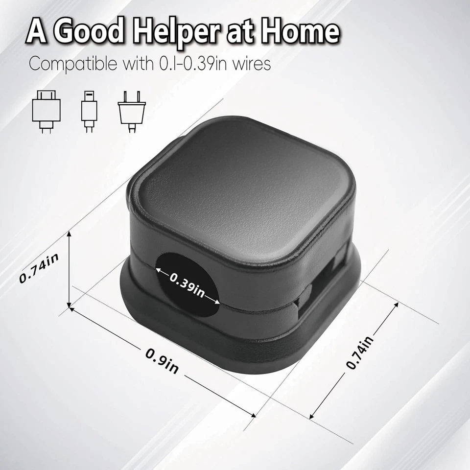 12 Pcs Magnetic Cable Clips Spring Cord Organizer Holder Desk  Cord Holder - Image 4 of 4