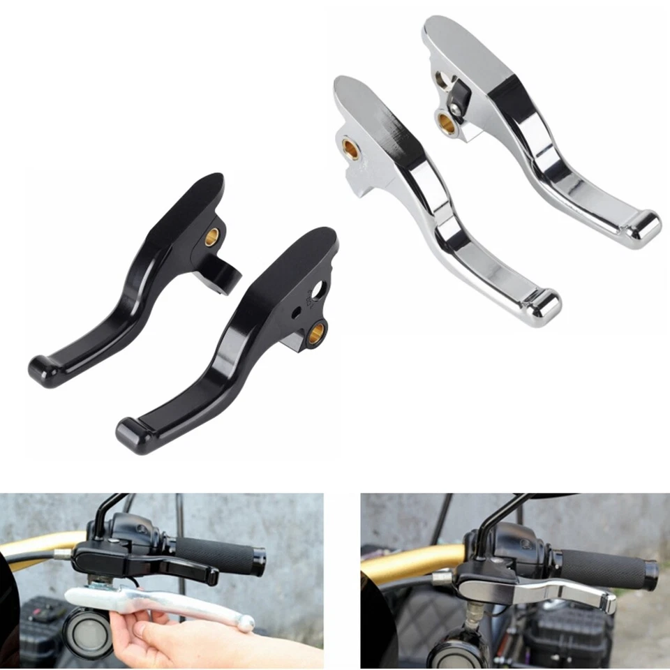 Palancas de freno de mano para Harley Touring Road King Street Glide Road Glide 2008-2013 Foto 2 de 4