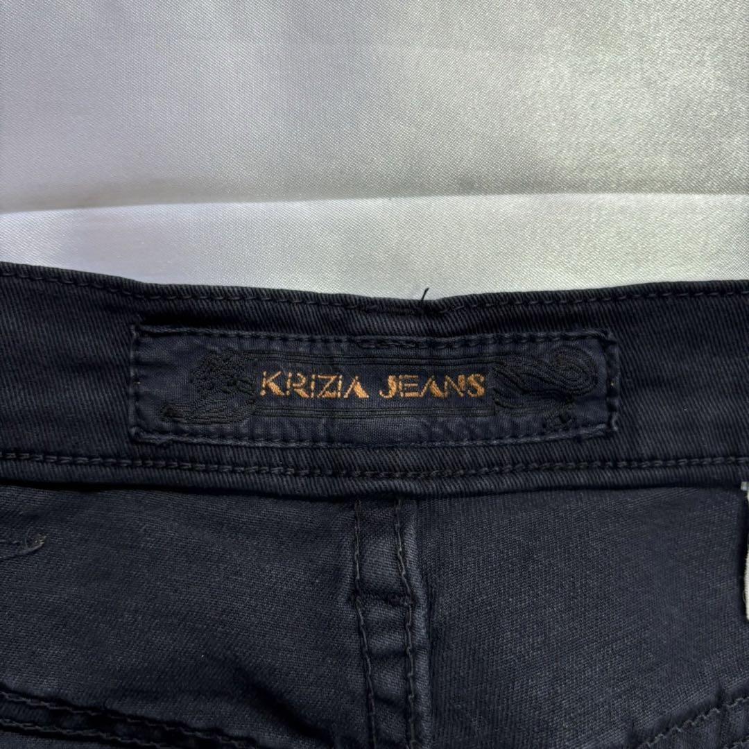 Krizia Jeans Casual Pants 30 Size Navy Cotton Blend Men's Krizia Jeans Casual Pants 30 Size Navy Cotton Blend Men's