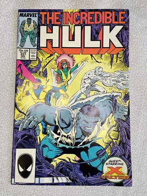 INCREDIBLE HULK #337 (Marvel 1987) Todd McFarlane, 1st Appearance Agent Trump